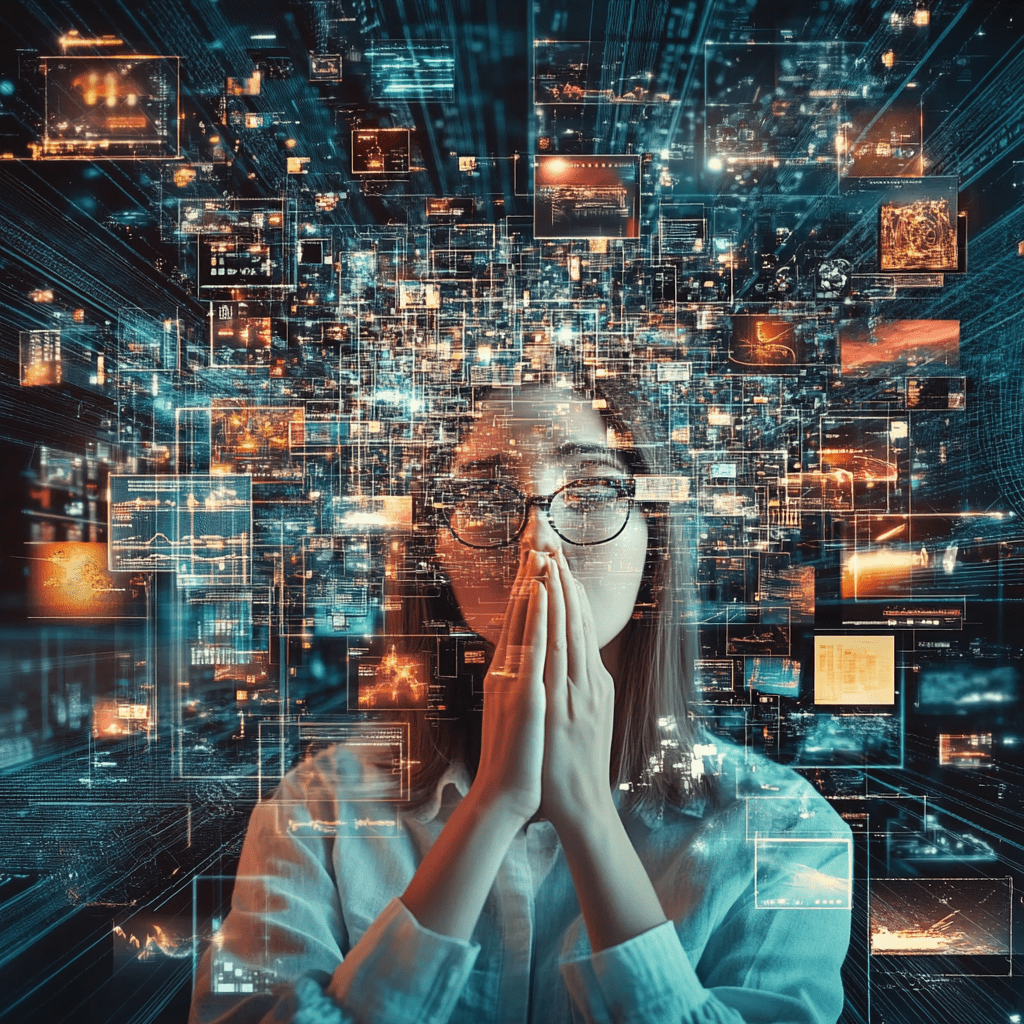 Mit Information überfordert