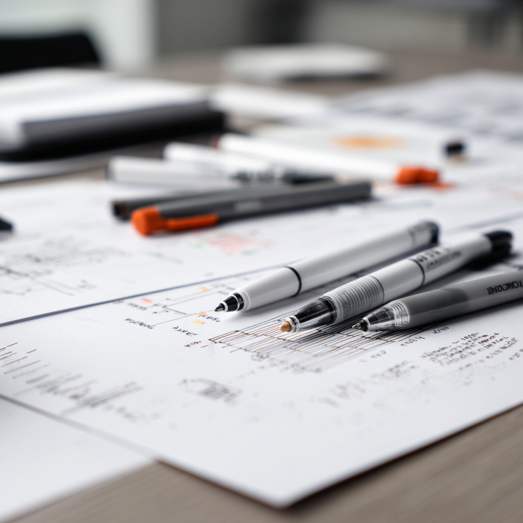 Symbolbild zur Prüfung technischer Dokumente und redaktioneller Mitarbeit